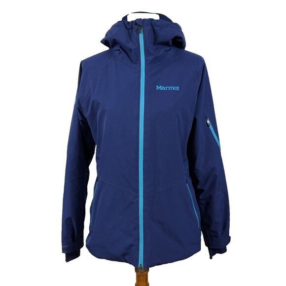 Marmot Refuge Jacket Arctic Navy Womens M Medium Ski Snowboard Primaloft Gorp - Picture 2 of 14